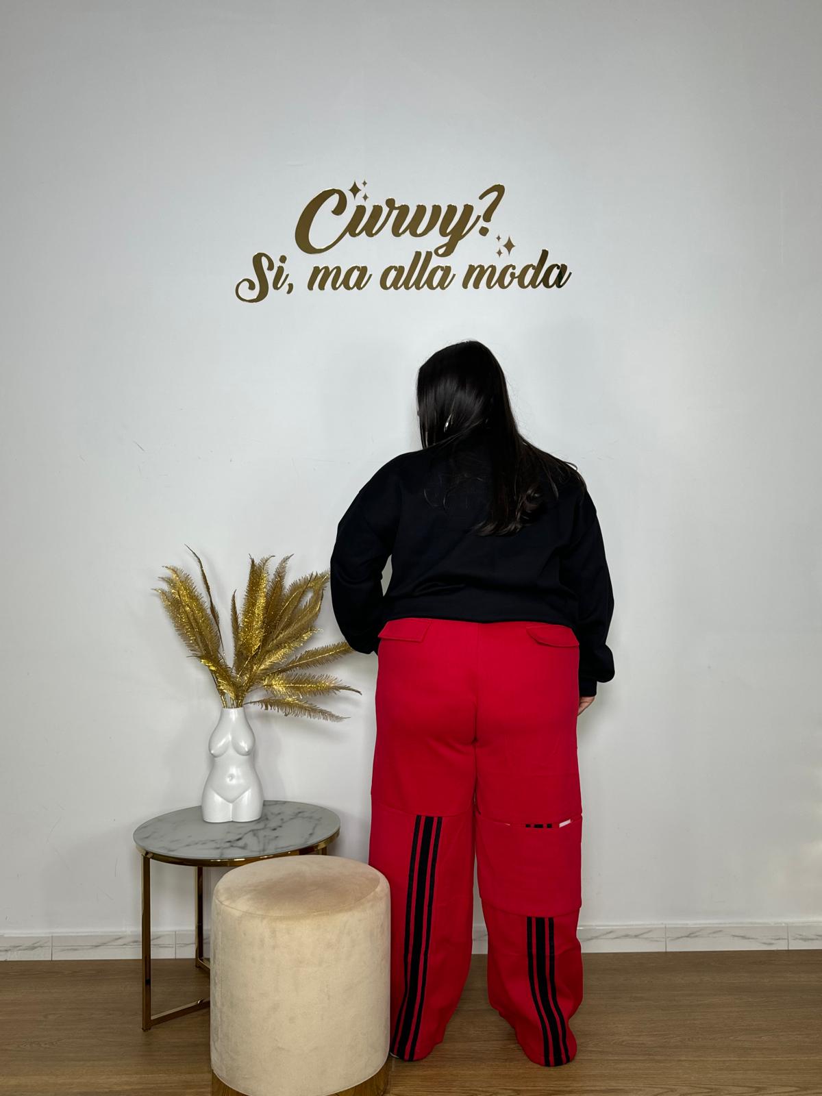 Pantalone Tuta Rosso