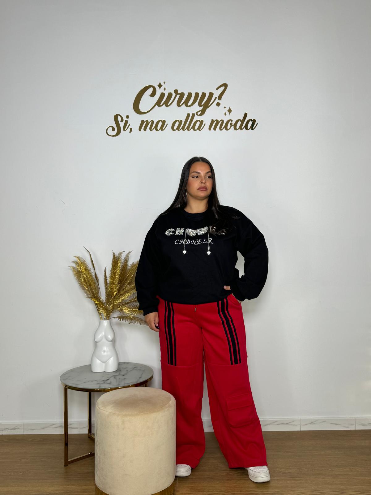 Pantalone Tuta Rosso