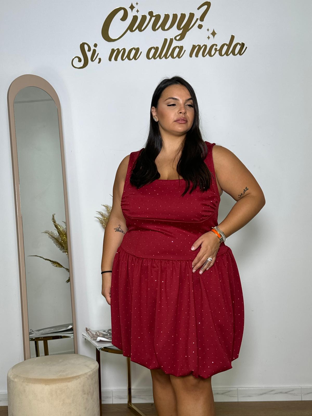 Dress Giuly Shine Rosso