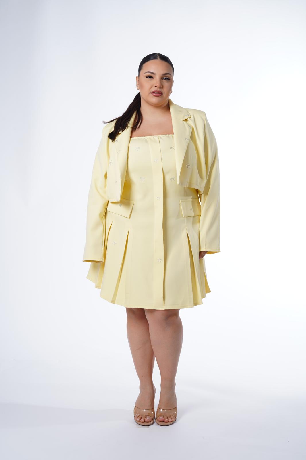 Coordinato Brigitte giallo