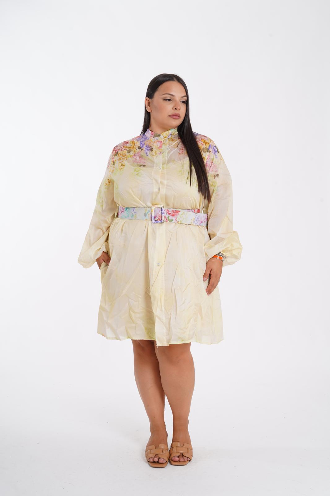 Dress Venere a fiori giallo