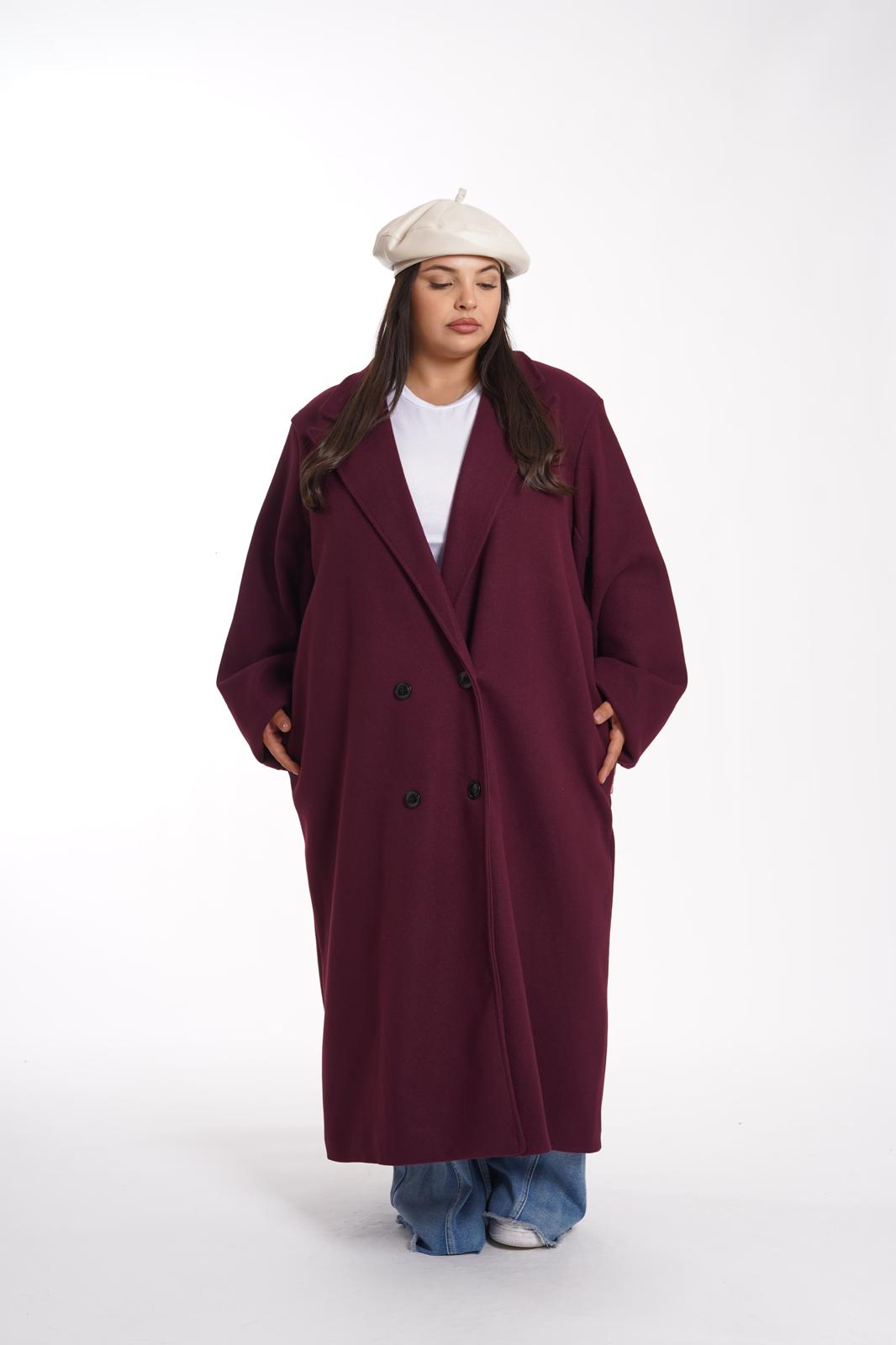 Cappotto Londra bordeaux