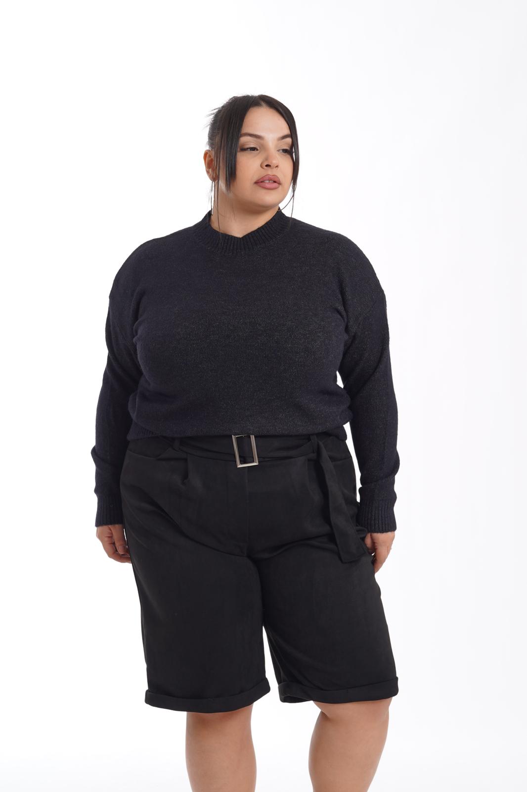 Bermuda Scamosciati Veronica nero