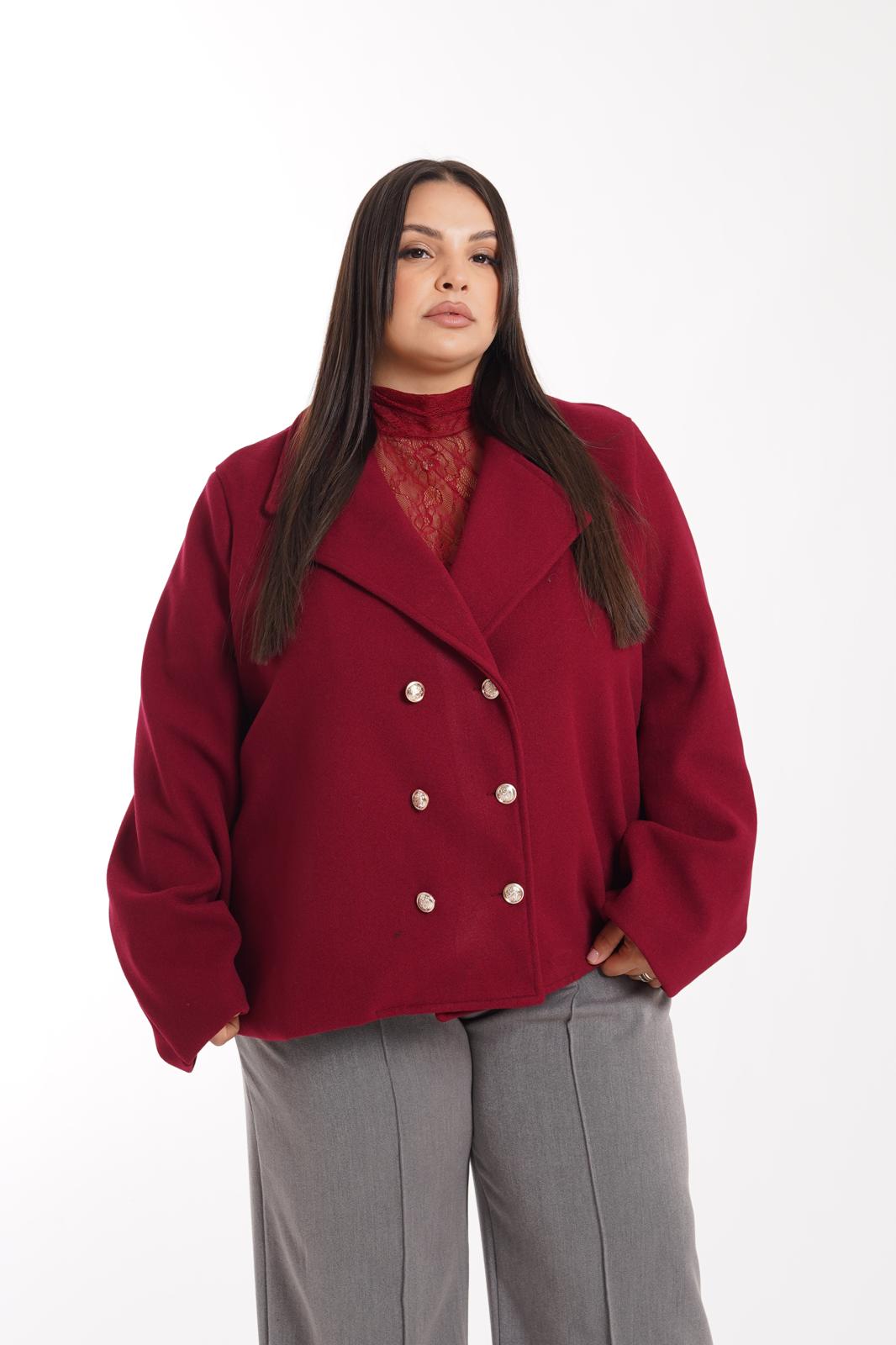 Cappotto Modo Chic bordeaux