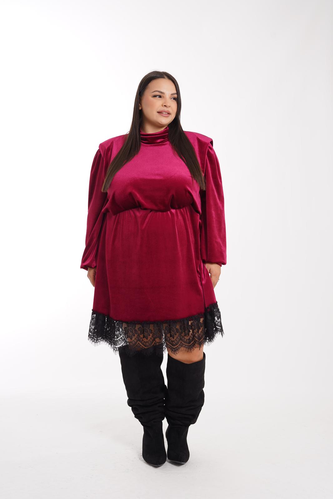 Dress Con Spalline Giuly bordeaux