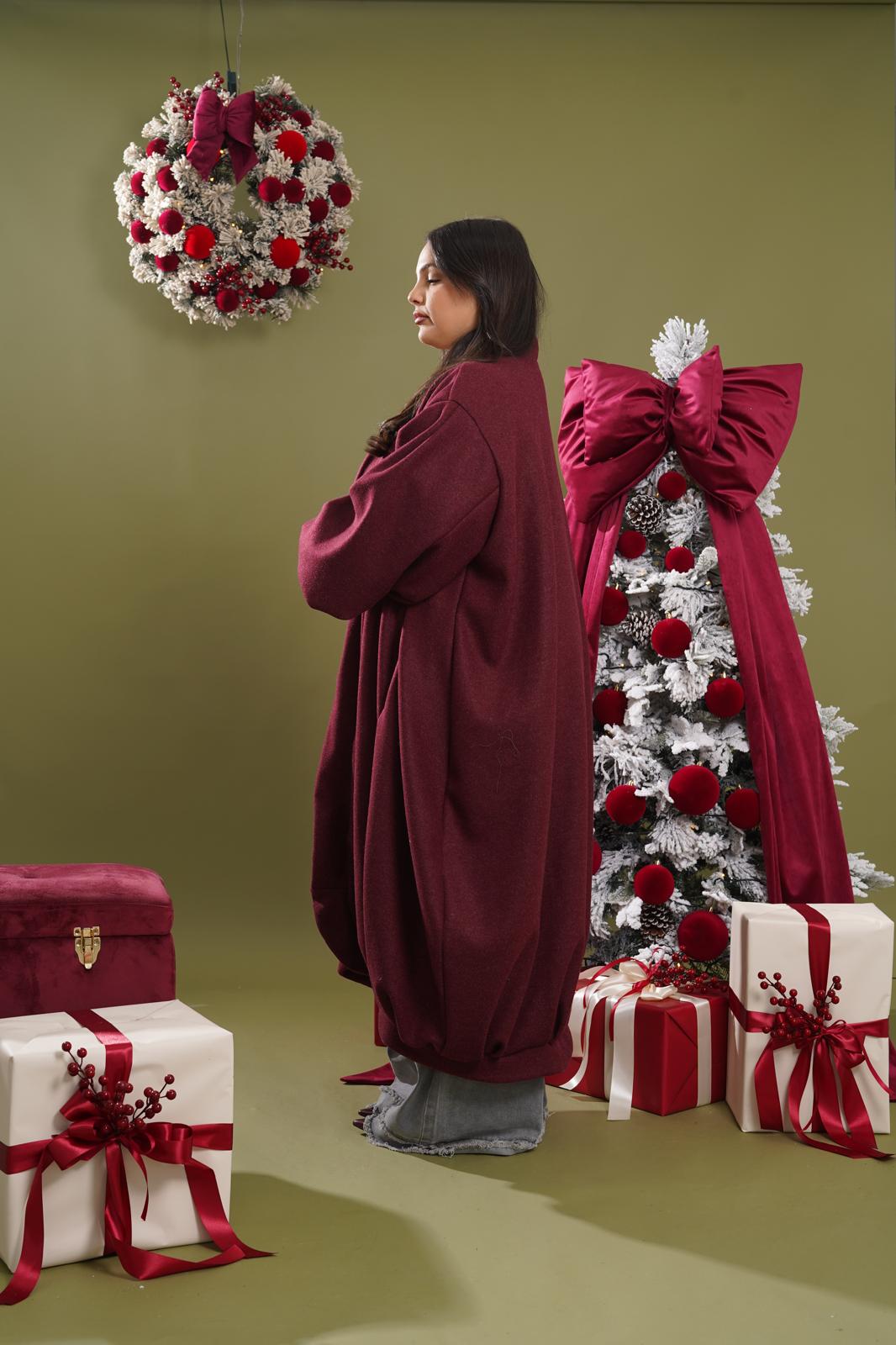 Cappotto Clothing 6779 bordeaux