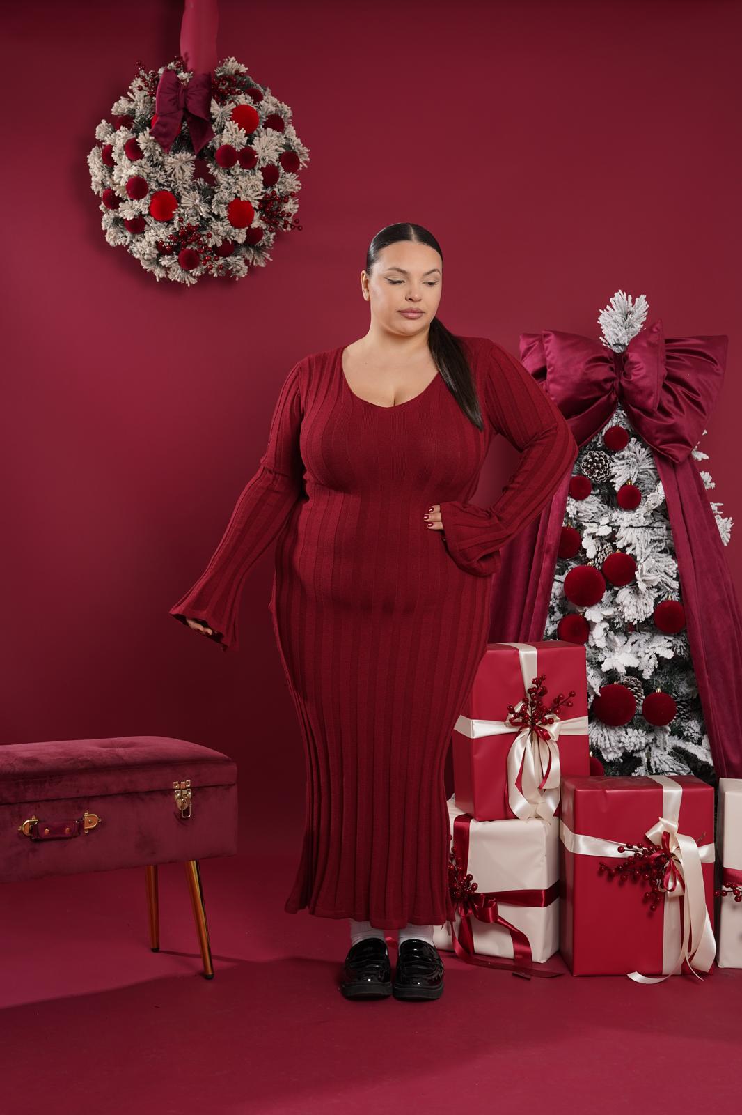 Dress Betty bordeaux