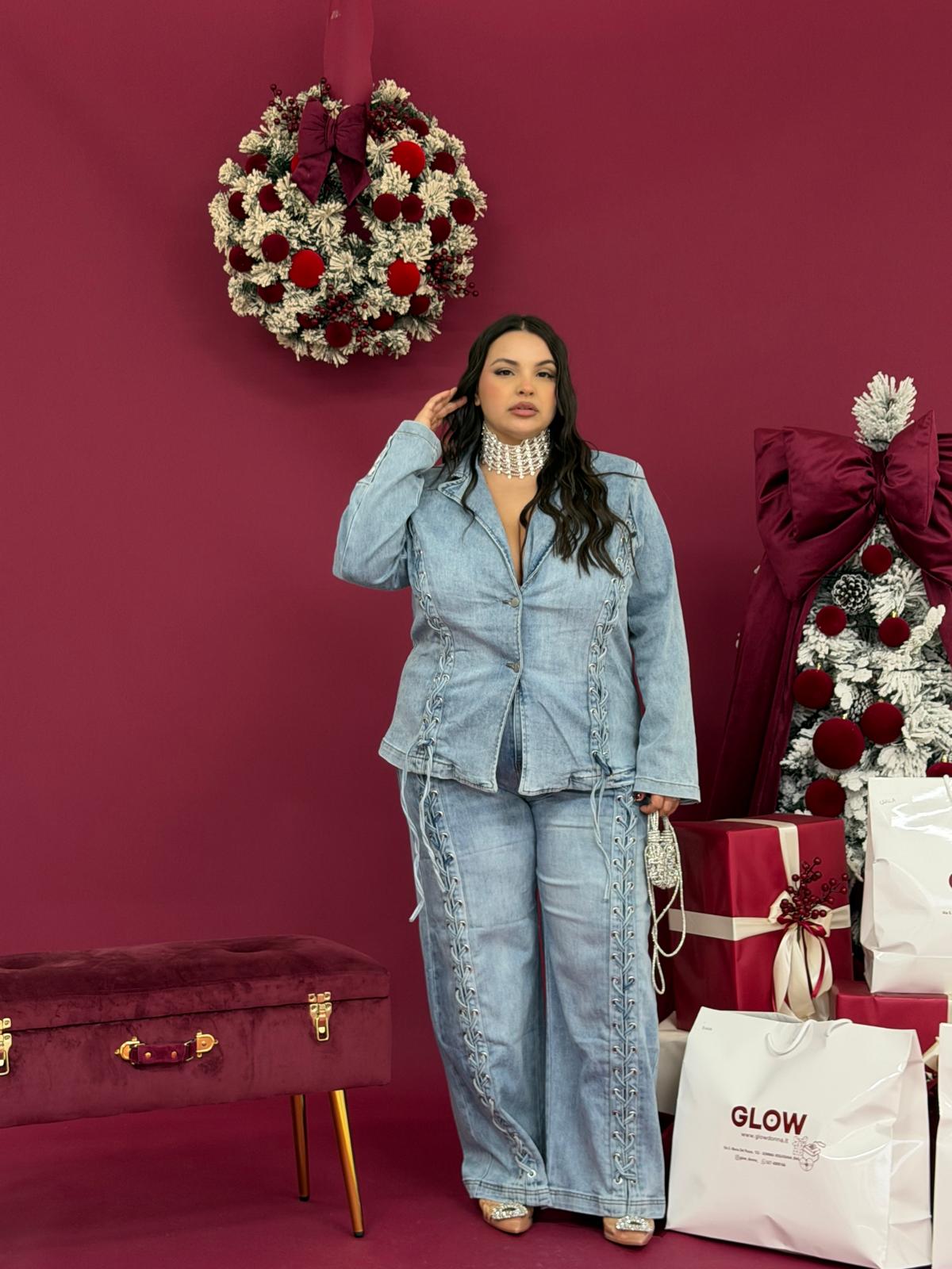 Giacca Jeans incrocio