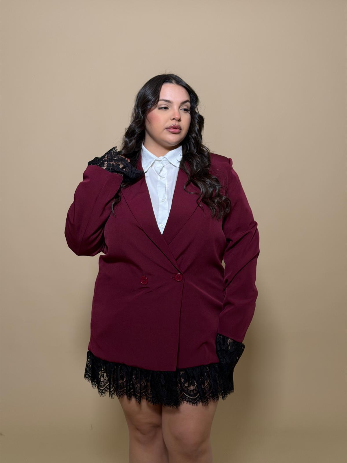 Dress Giacca Chantal bordeaux