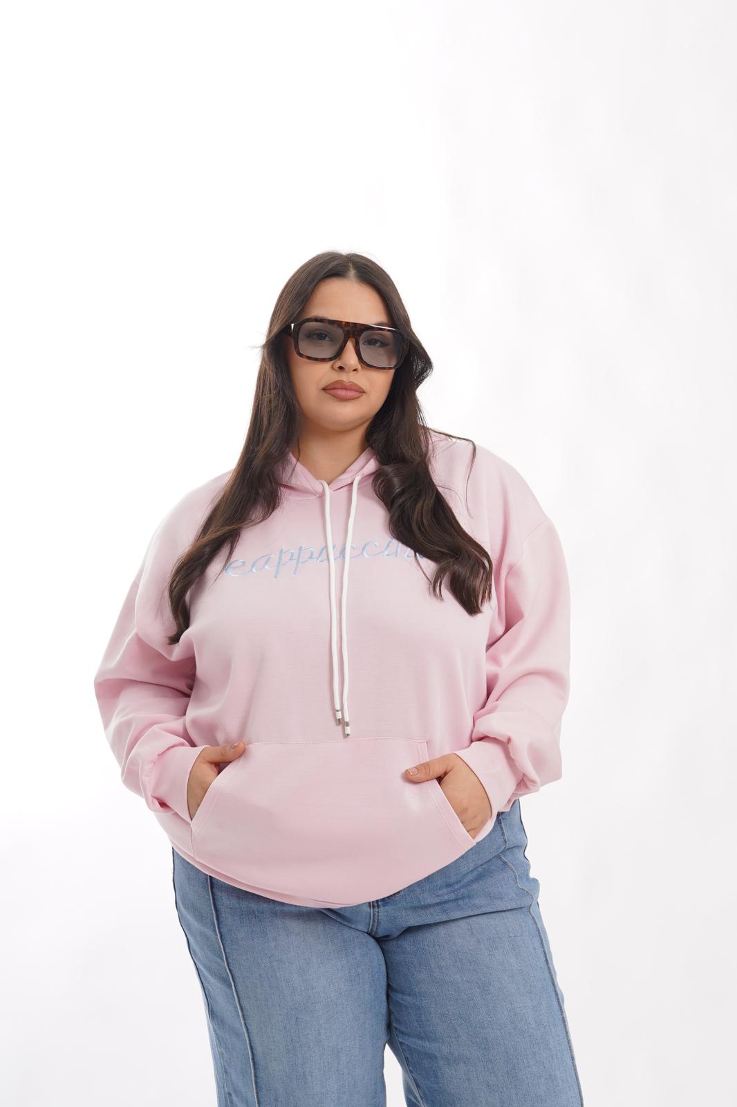 Felpa Cappuccino rosa