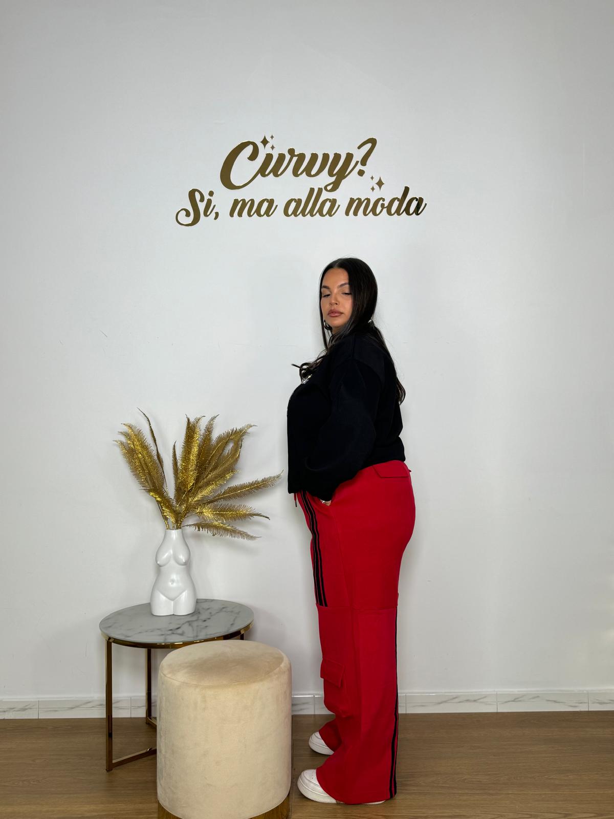 Pantalone Tuta Rosso