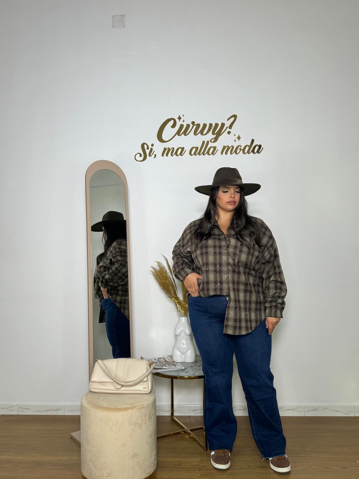 Jeans Palazzo Scuro 3327