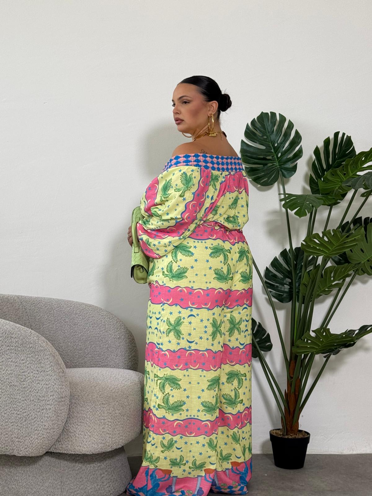 Coordinato Unique Fantasy verde\blu\rosa