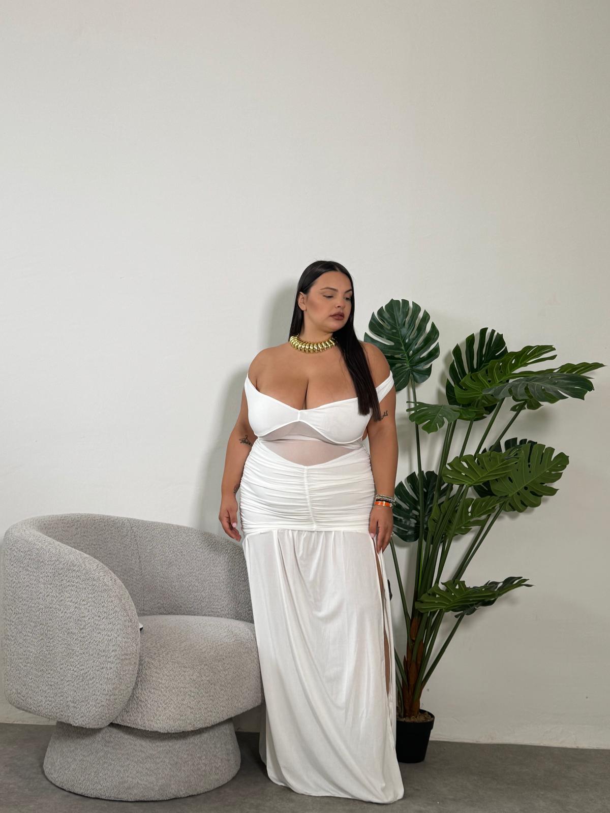 Dress Japan Velato bianco