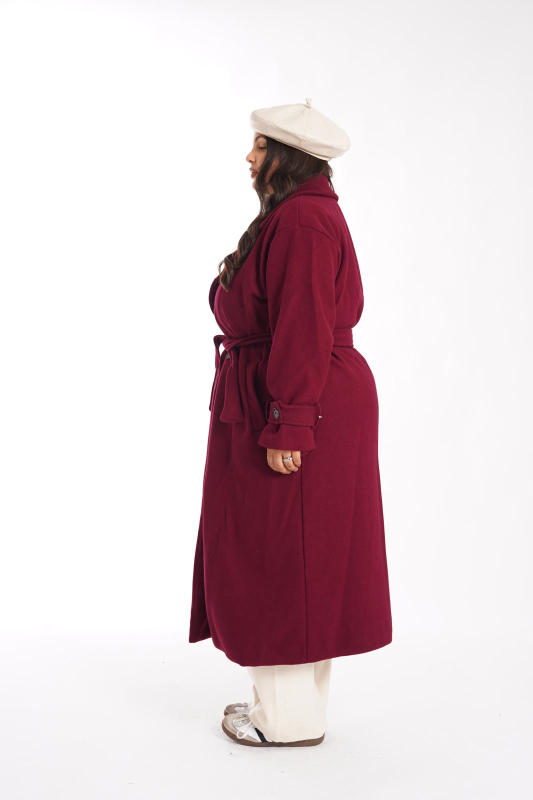 Cappotto Mayra bordeaux