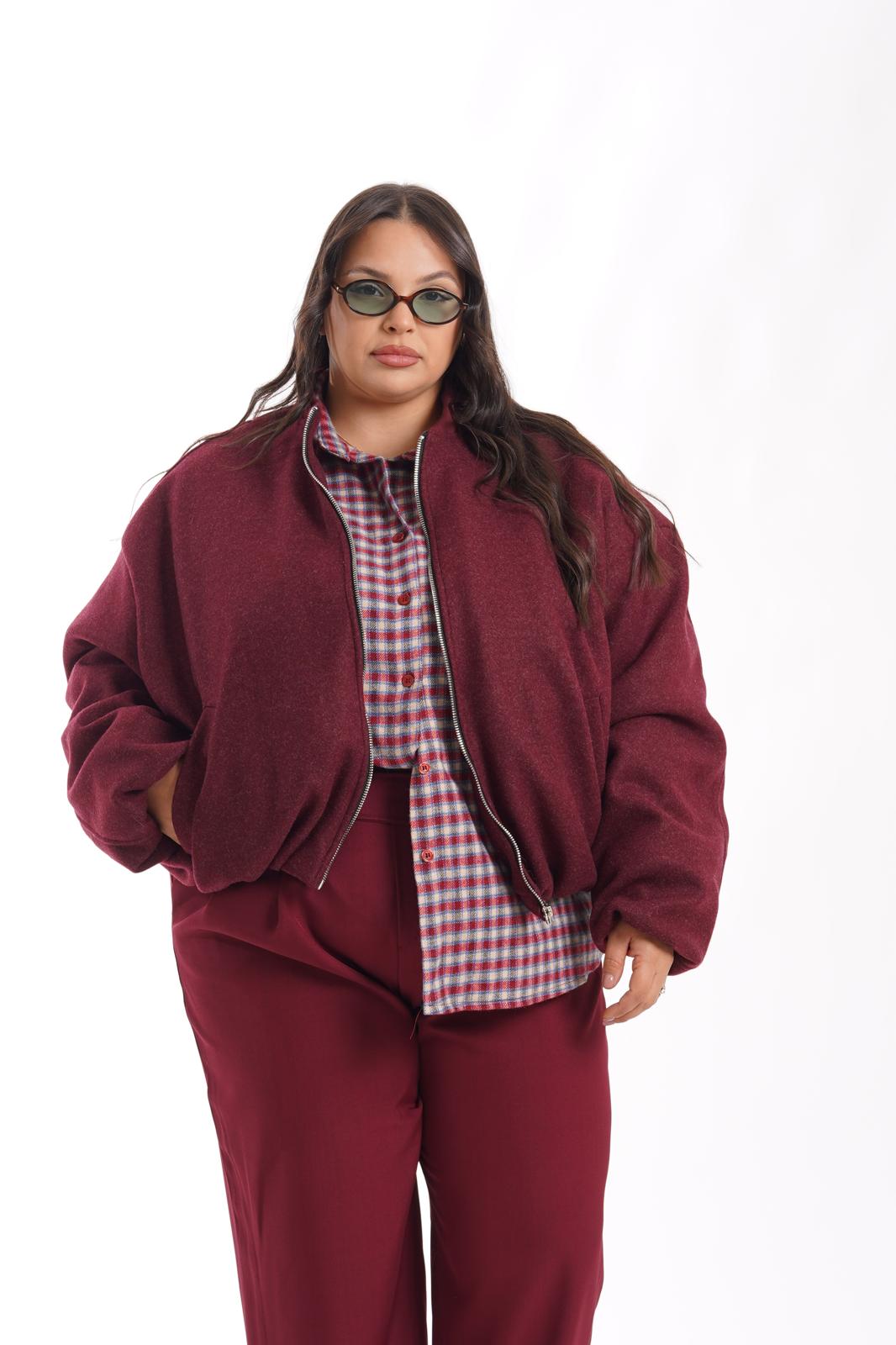 Bomber Gaia bordeaux