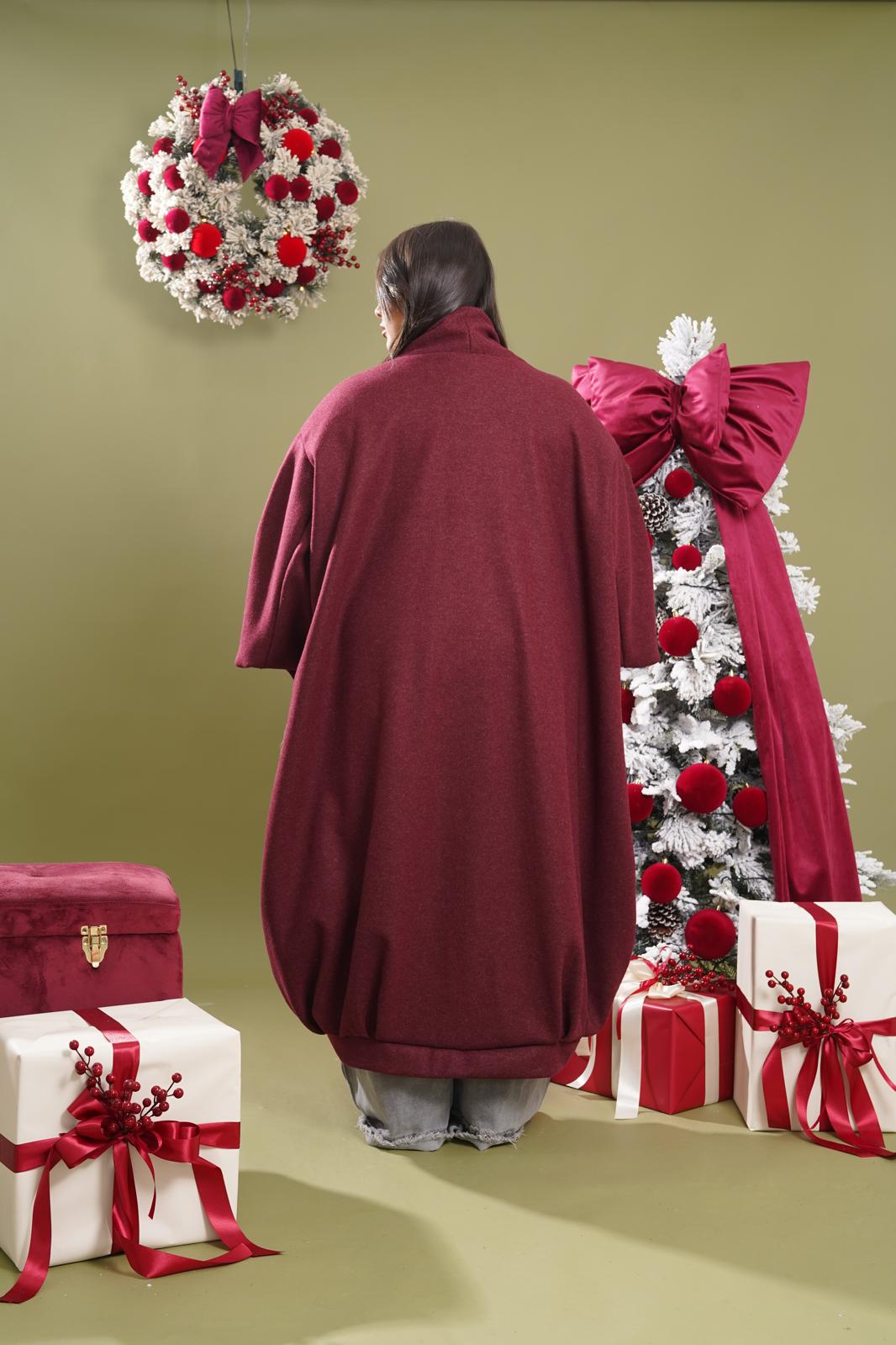 Cappotto Clothing 6779 bordeaux