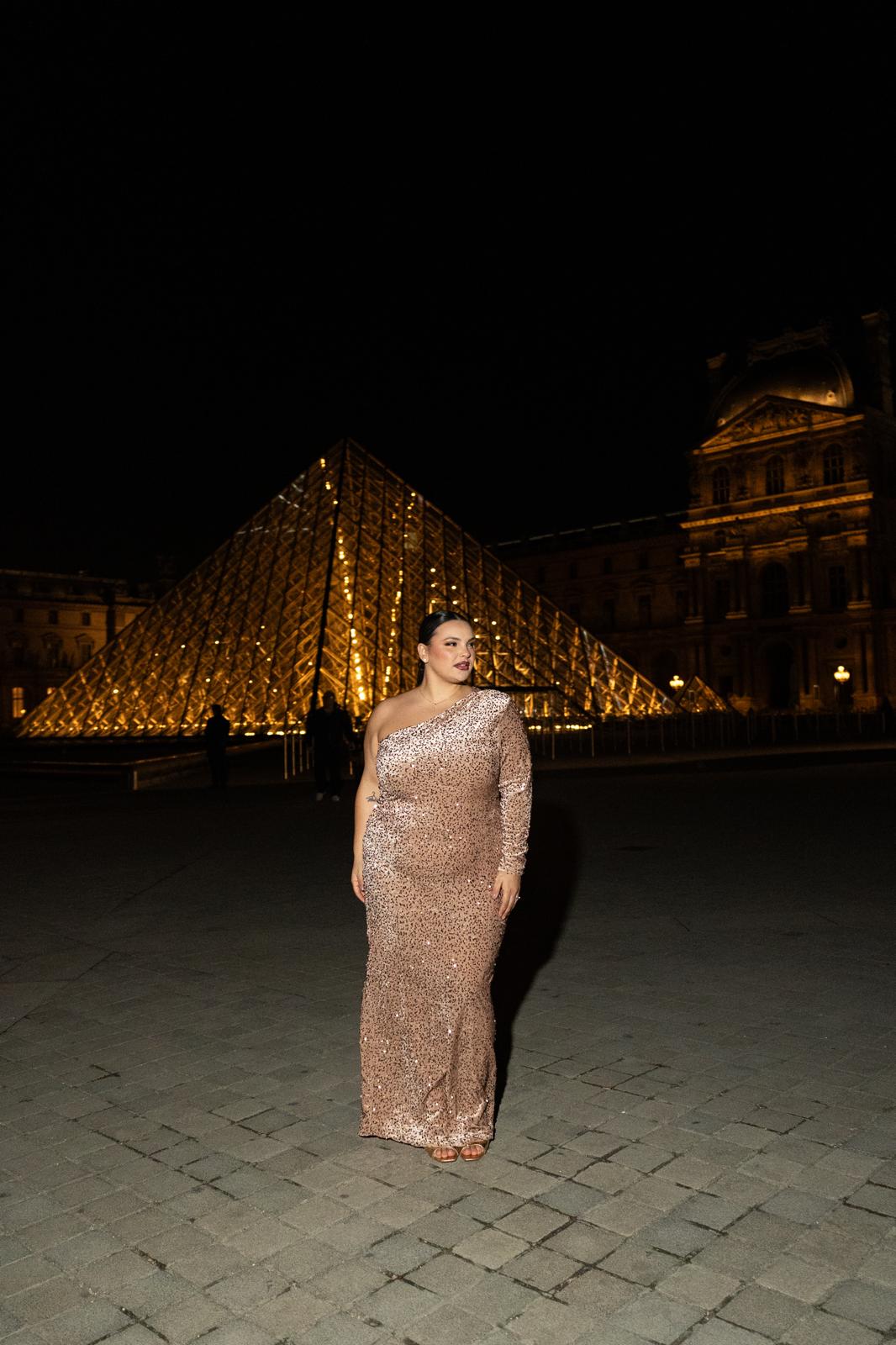 Abito Monospalla "Cour Napoleon" Champagne