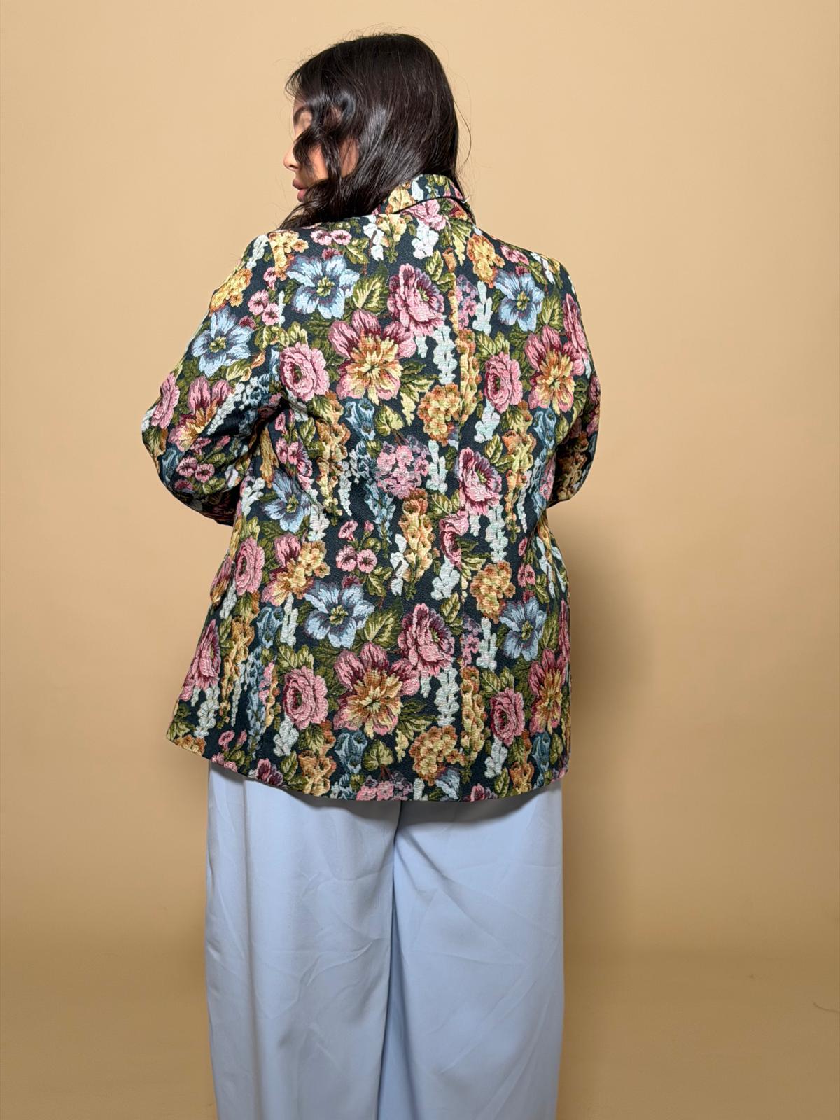 Camilla Flower blue jacket